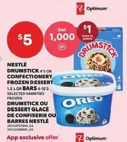 Independent Grocer Nestle drumstick 4's or confectionery frozen dessert offer