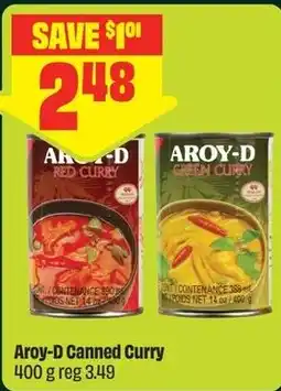 FreshCo Aroy-D canned curry offer