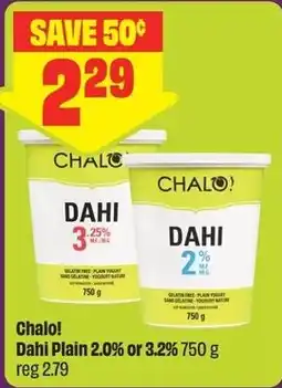 FreshCo Chalo! Dahi Plain 2.0% or 3.2% offer