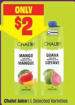 FreshCo Chalo! Juice offer