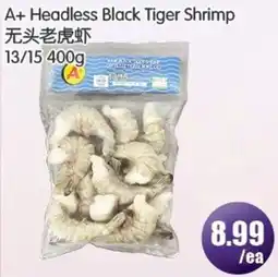 FreshPro Foodmart A+ Headless Black Tiger Shrimp offer