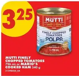 No Frills mutti finely chopped tomatoes offer