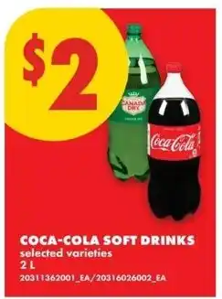 No Frills Coca-Cola soft drinks offer