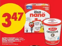 No Frills Astro yogurt offer