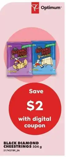 No Frills Black Diamond Cheestrings offer