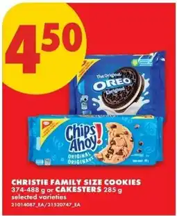 No Frills Christie family size cookies offer