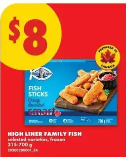 No Frills High Liner Family Fish Fish Sticks offer