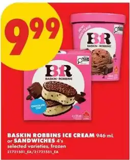 No Frills Baskin Robbins ice cream offer