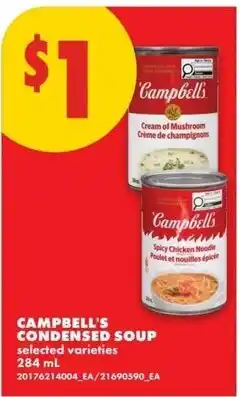 No Frills Campbell's condensed soup selected varieties offer