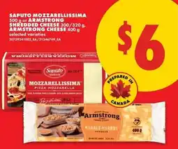 No Frills Saputo mozzarella pizza mozzarella offer