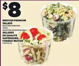 Independent Grocer medium premium salads offer