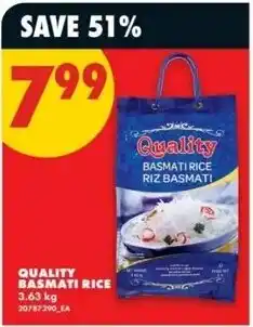 No Frills Quality basmati rice offer
