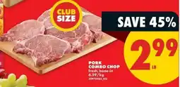 No Frills Pork combo chop offer