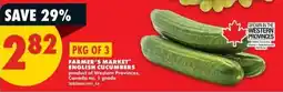 No Frills Farmer's Market English Cucumbers offer