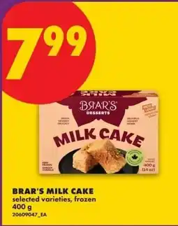 No Frills Brar's milk cake offer