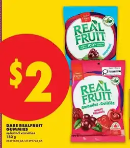 No Frills Dare realfruit gummies offer