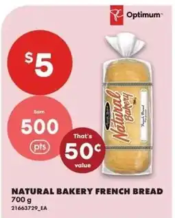 No Frills Optimum natural bakery french bread offer