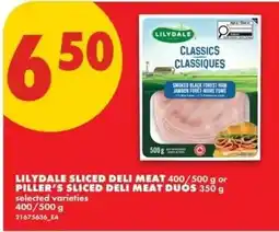 No Frills lilydale sliced deli meat offer