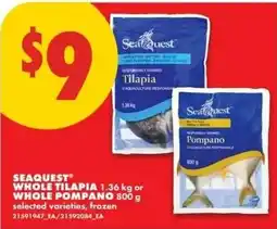 No Frills Seaquest whole tilapia or whole pompano offer