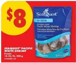 No Frills Seaquest pacific white shrimp offer