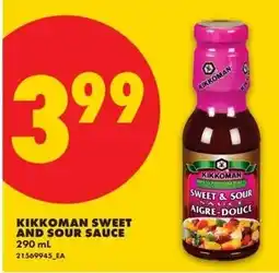 No Frills Kikkoman sweet and sour sauce offer