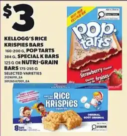 Independent Grocer Kellogg's rice krispies bars offer