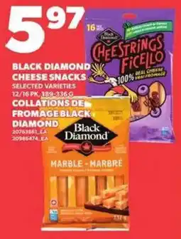 Independent Grocer Black Diamond cheese snacks offer