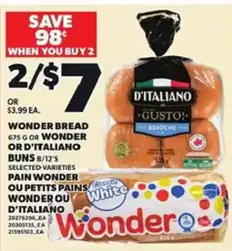 Independent Grocer Wonder bread offer
