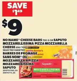 Independent Grocer No Name cheese bars offer