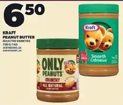 Independent Grocer Kraft peanut butter selected varieties offer