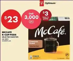 Independent Grocer McCafé K-Cup Pods offer