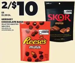 Independent Grocer Hershey chocolate bags offer
