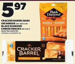 Independent Grocer Cracker Barrel bars offer