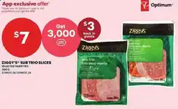 Independent Grocer Ziggy's sub trio slices offer