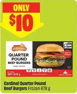 FreshCo Cardinal quarter pound beef burgers offer