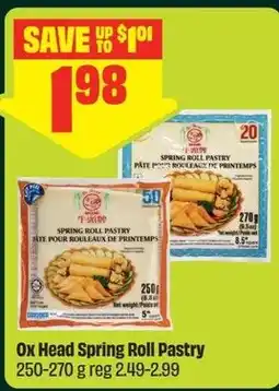 FreshCo Ox Head Spring Roll Pastry offer