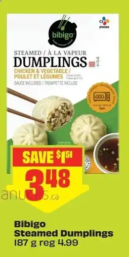 FreshCo Bibigo Steamed Dumplings offer