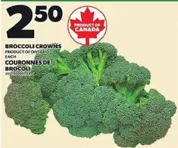 Independent Grocer Broccoli Crowns offer