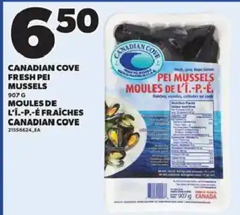 Canadian cove fresh pei mussels
