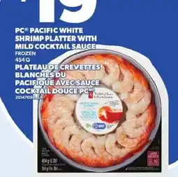 Independent Grocer PC pacific white shrimp platter with mild cocktail sauce offer