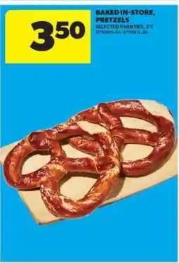 Real Canadian Superstore Baked In-Store Pretzels offer