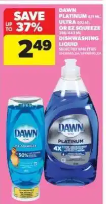 Real Canadian Superstore Dawn Dishwashing Liquid offer