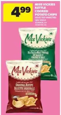 Real Canadian Superstore Miss Vickies kettle cooked potato chips offer