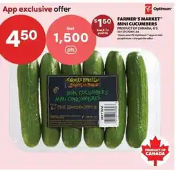 Real Canadian Superstore FARMER'S MARKET MINI CUCUMBERS offer