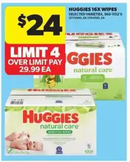 Real Canadian Superstore Huggies 16x Wipes offer
