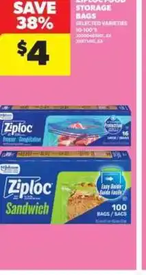 Real Canadian Superstore ZIPLOC FOOD STORAGE BAGS offer