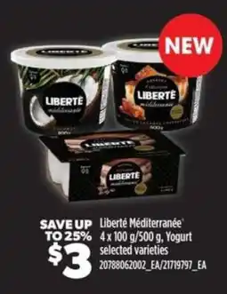 Real Canadian Superstore LIBERTÉ MÉDITERRANÉE YOGURT offer