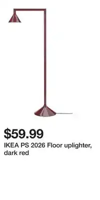 IKEA IKEA PS 2026 Floor uplighter, dark red offer