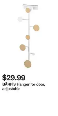 IKEA BÄRFIS Hanger for door, adjustable offer