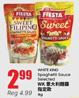 Btrust Supermarket WHITE KING Spaghetti Sauce offer